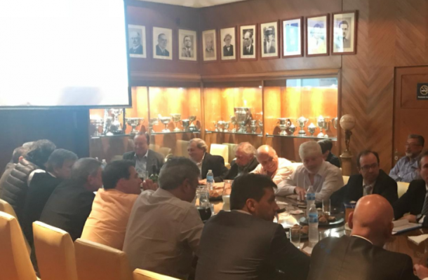 Asistentes de las agrupaciones reunidas en septiembre de 2018.